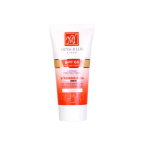 کرم ضد آفتاب کرم پودری SPF60 مای مناسب پوست های معمولی و خشک ۵۰ میلی لیتر