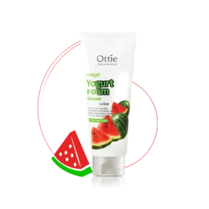 فوم ماست میوه ای هندوانه اوتی مناسب پوست های معمولی تا خشک ۱۵۰ میلی لیتر