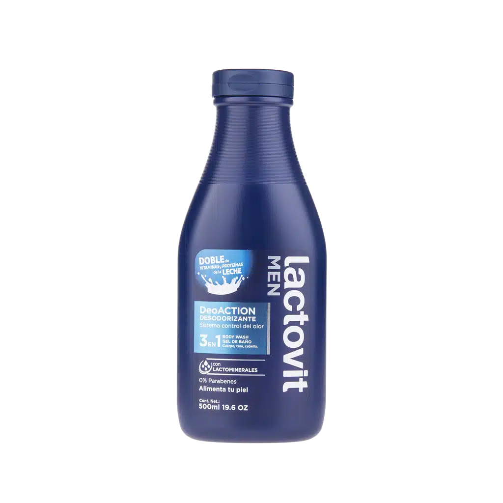 0028670_0.jpeg.webp شامپو ۳ در ۱ سر و بدن آقایان لاکتویت مدل Deoaction 500 میلی لیتر