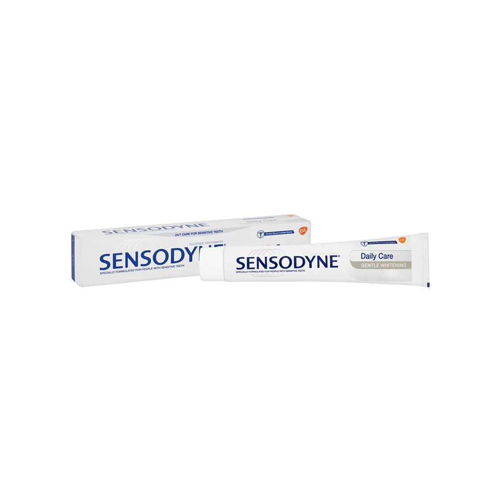 sensodyne-gentle-whitening-daily-care-toothpaste-75-ml خمیر دندان سفیدکننده ملایم سنسوداین ۷۵ میلی لیتر