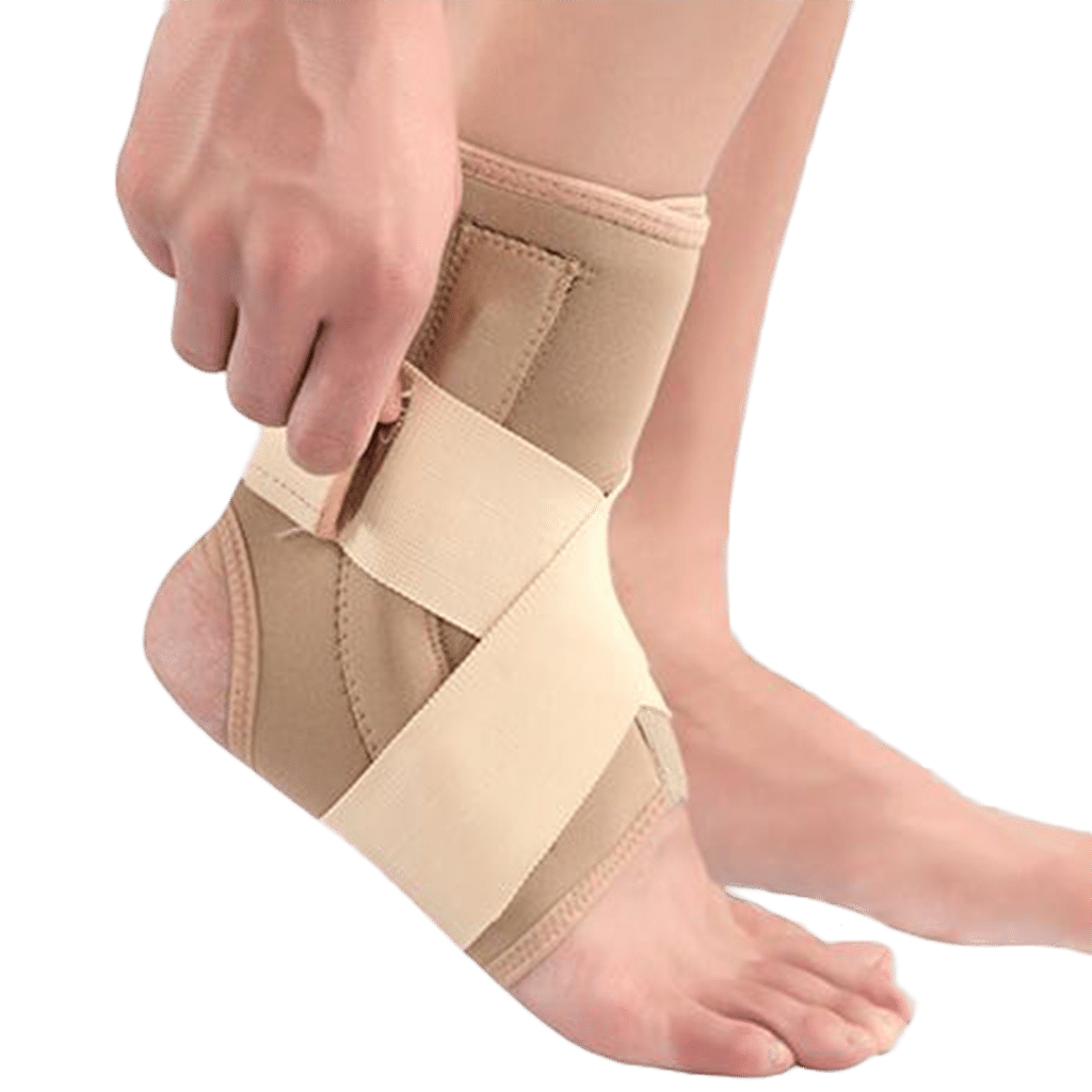 paksaman-neoprene-ankle-support-with-spring-code-088 قوزک بند نئوپرنی آتل دار پاک سمن کد ۰۸۸