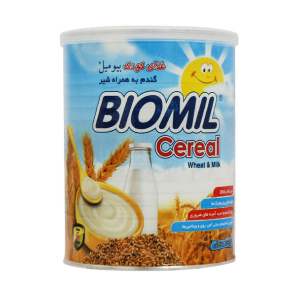بیومیل سرآل گندم به همراه شیر مناسب کودکان از 6 ماهگی