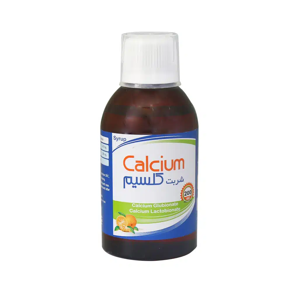 Kharazmi-Calcium-Syrup-200-ml-1.jpg.webp شربت کلسیم خوارزمی 200 میلی لیتر