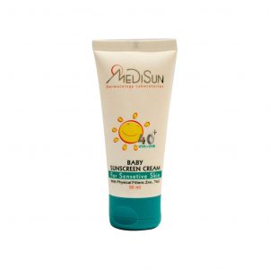 کرم ضد آفتاب کودک مدیسان +SPF40 مناسب پوست حساس 50 میلی لیتر