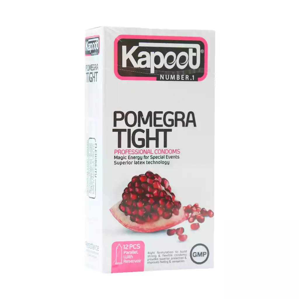 Kapoot Pomegra Tight Condoms 12 PSC قیمت کاندوم کاپوت مدل Pomegra Tight