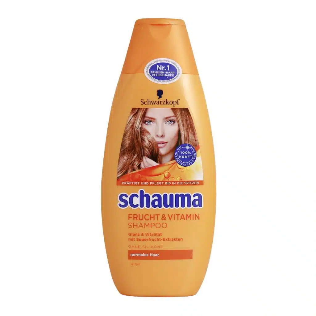 Schauma-Frucht-and-Vitamine-Shampoo.jpg.webp شامپو ویتامینه شوما حاوی عصاره میوه 400 میلی لیتر