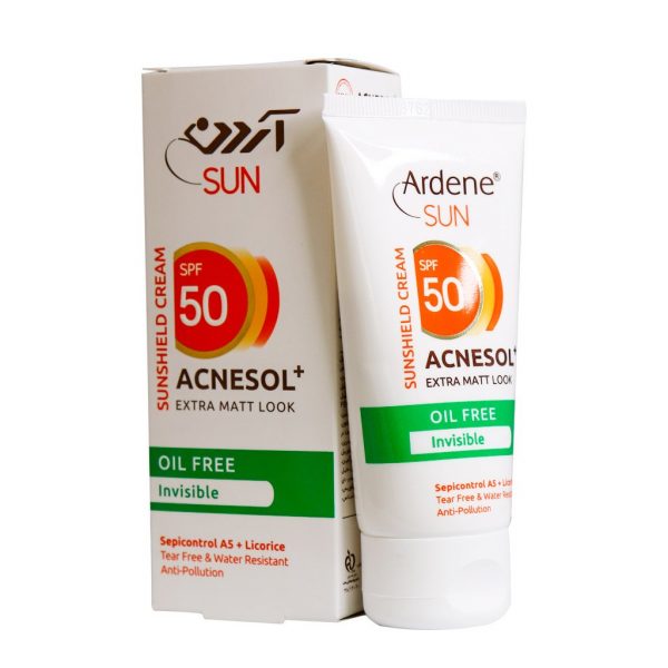 کرم ضد آفتاب آکنه سل آردن SPF50 مناسب پوست چرب