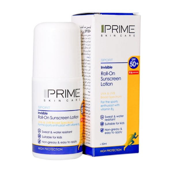 لوسیون رولی ضد آفتاب +SPF50 پریم