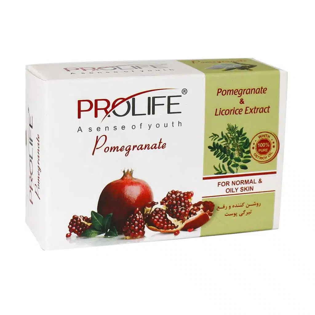 Prolife-Pomegranate-and-Licorice-Extract-Soap-100-gr.jpg.webp صابون گیاهی عصاره انار پرولایف 100 گرم