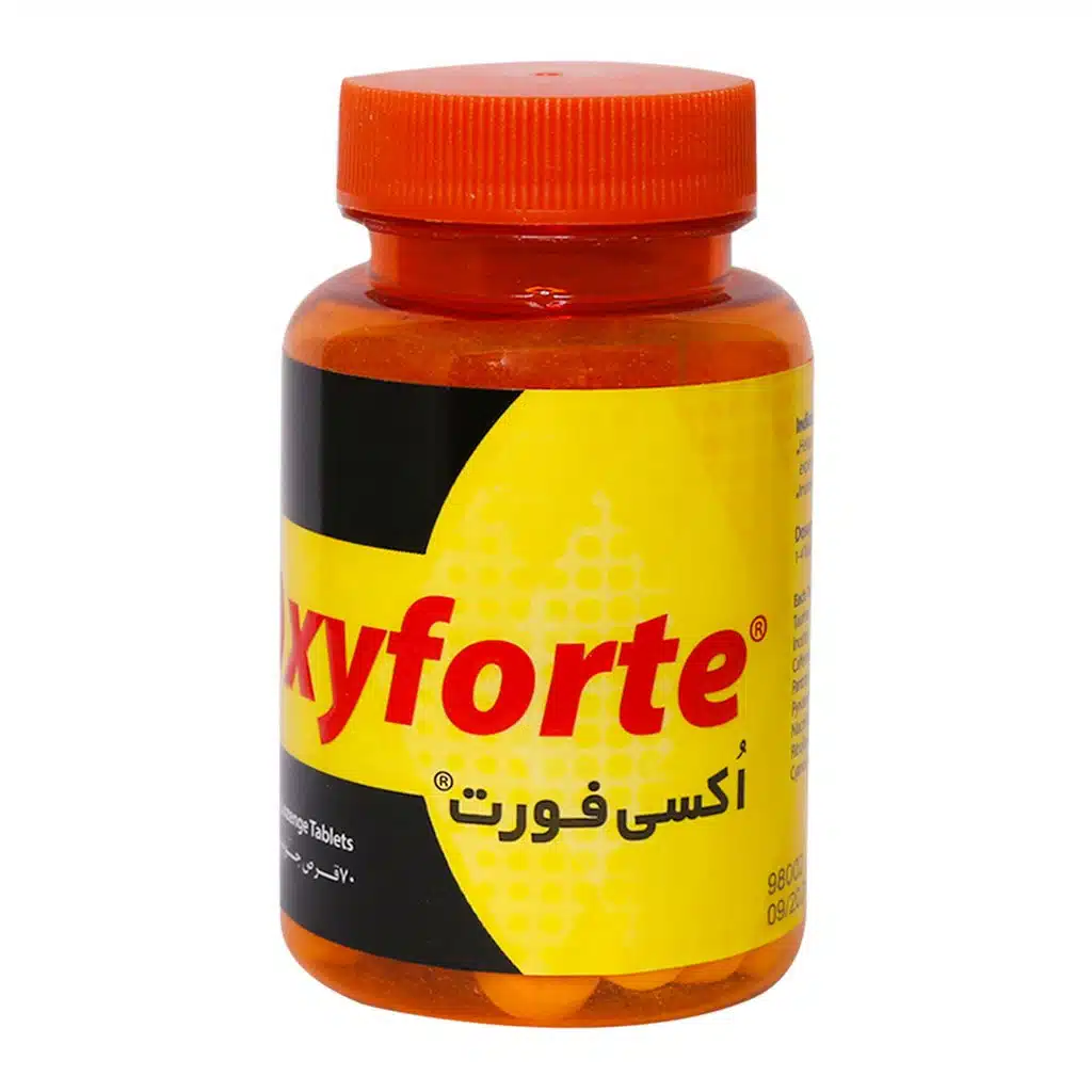 Tekaje-Oxyforte-Chewable-Lozenge-70-Tablets.jpg.webp قرص جویدنی مکیدنی اکسی فورت تکاژه 70 عدد