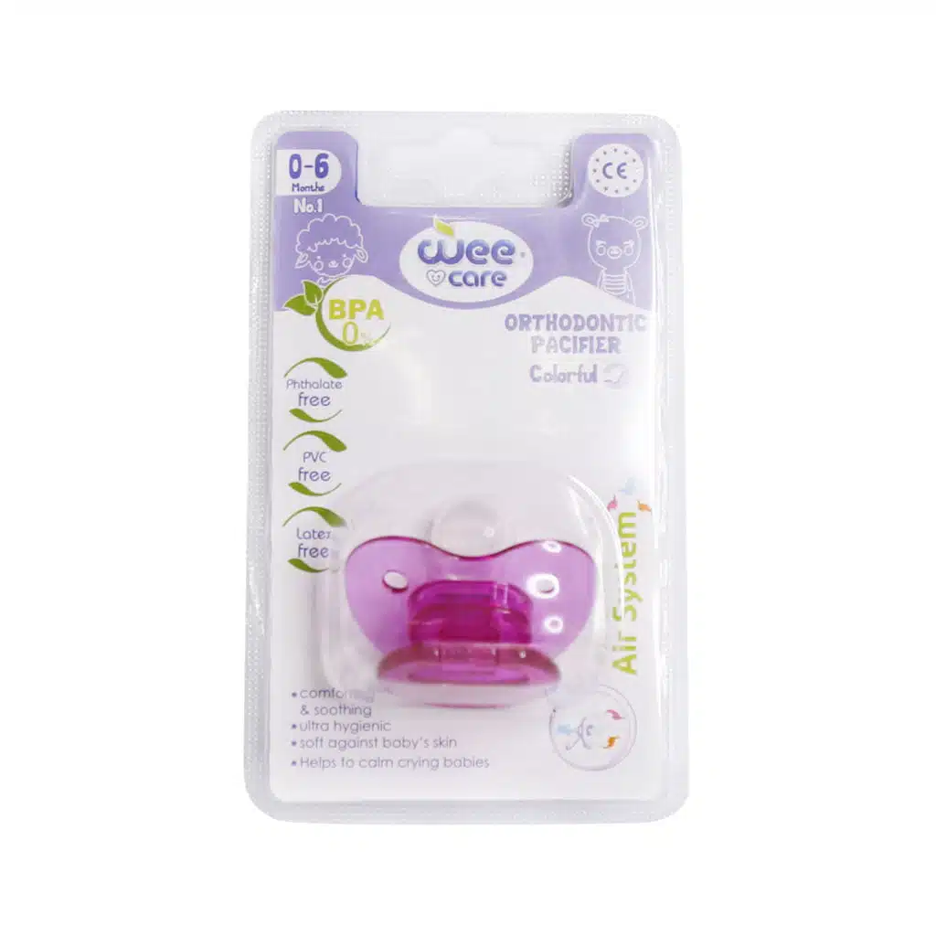 Weecare-Orthodontic-Pacifier-Code-107-1.jpg.webp پستانک ارتودنسی کد 107 وی کر