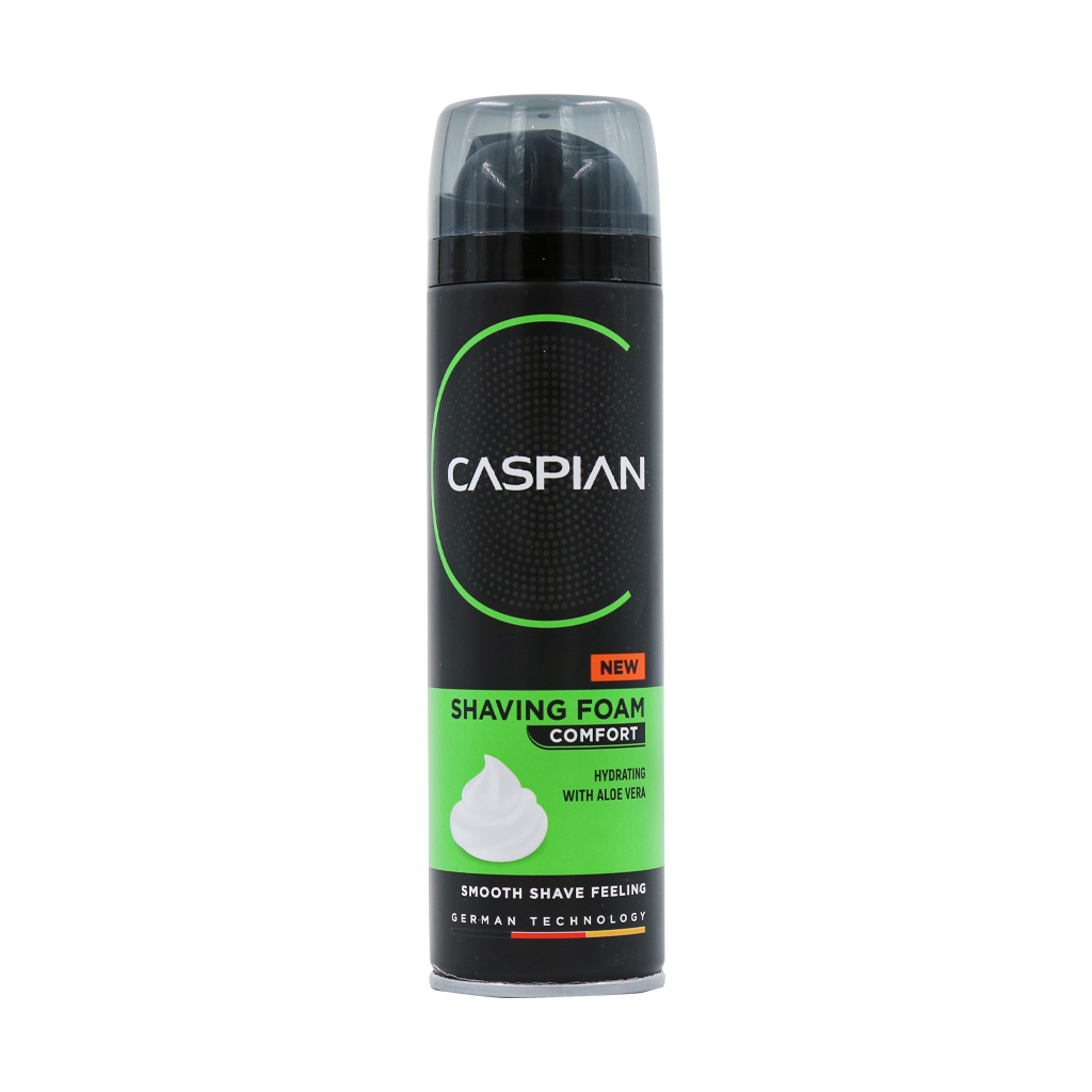 Caspian Comfort Shaving Foam 200 ml قیمت فوم اصلاح کاسپین مدل کامفورت