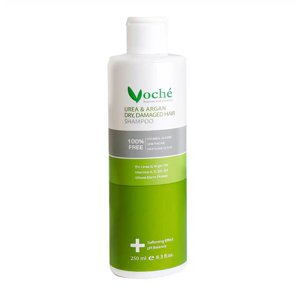 Voche-Urea-And-Argan-Dry-Damaged-Hair-Shampoo-250-ml.jpg.webp شامپو حاوی اوره و روغن آرگان وچه مناسب موهای خشک و آسیب دیده 250 میلی لیتر