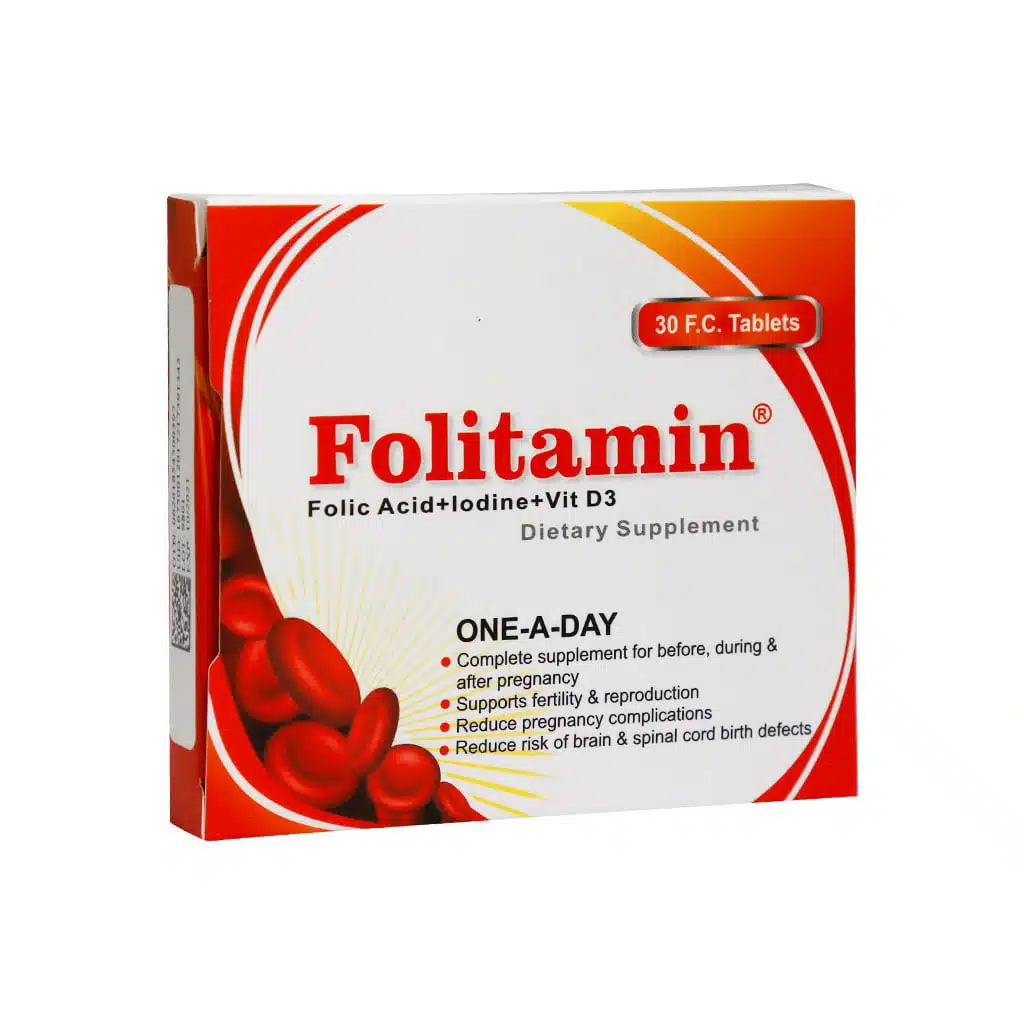 Aryansana-Folitamin-30-Tablets.jpg.webp قرص فولیتامین آریان سنا 30 عدد