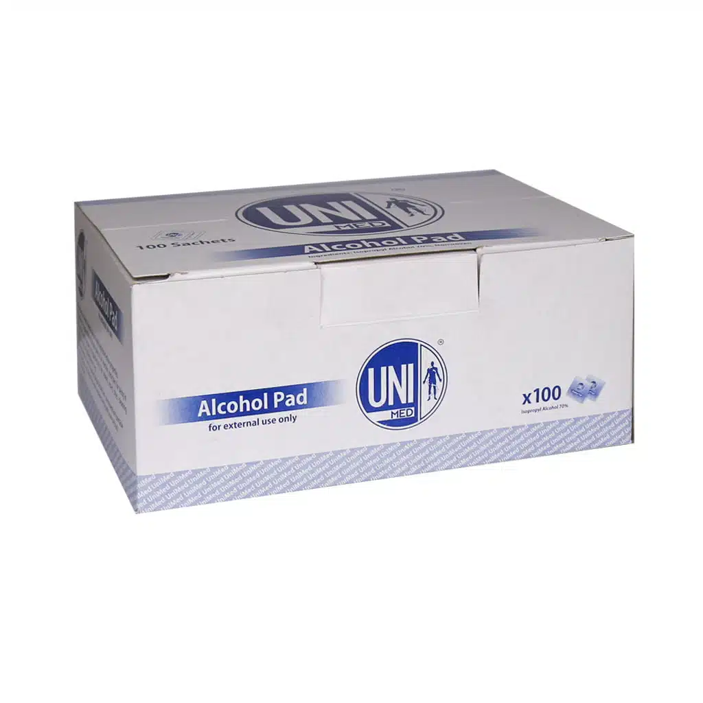 Uni-Med-Alcohol-Pad-100-Sachets.jpg.webp پد الکلی یونی مد بسته 100 عددی