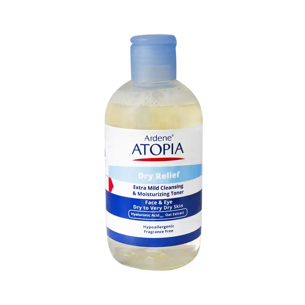 Atopia-Ardene-Face-and-Eye-Cleansing-and-Moisturizing-Toner-250-g..jpg.webp تونیک پاک کننده و مرطوب کننده بسیار ملایم صورت و اطراف چشم آتوپیا آردن 250 گرم