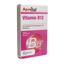 قرص ویتامین B12 500 آپوویتال