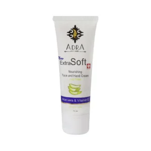 کرم تیوپی دست و صورت آدرا حاوی عصاره آلوئه ورا و روغن بادام شیرین 75 میلی لیتر