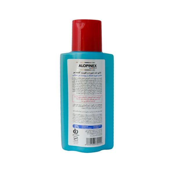 شامپو ضد شوره و تقویت کننده مو آلوپینکس مناسب شوره خشک