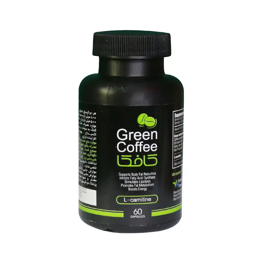 Cafca-Green-Coffee-And-L-Carnitine-60-Capsules.jpg.webp کپسول قهوه سبز و ال کارنیتین کافکا 60 عدد