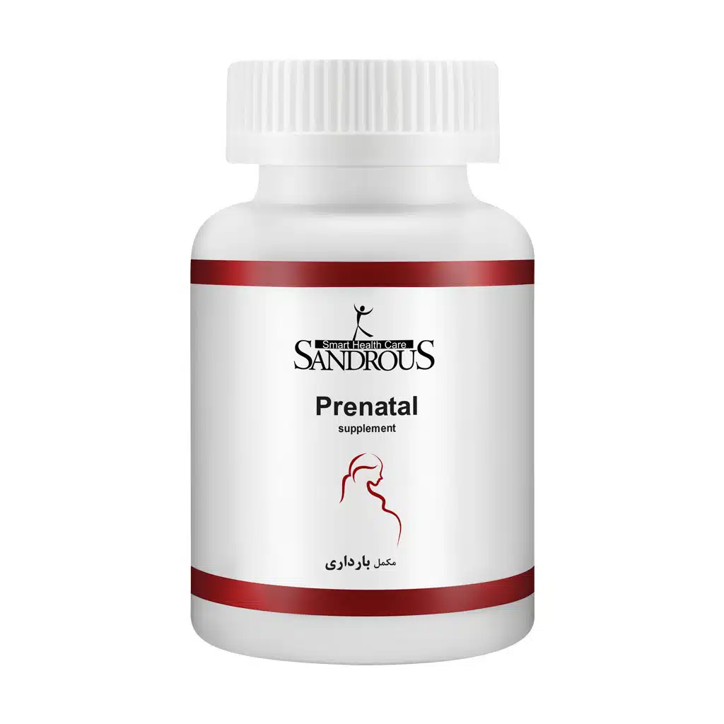 Sandrous-Prenatal-Supplement-60-Caps.jpg.webp کپسول پریناتال سندروس مناسب بارداری 60 عدد