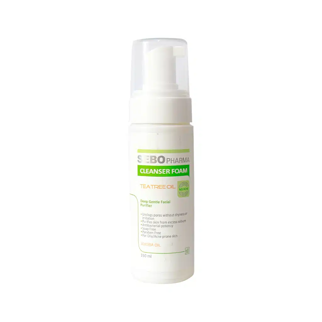 My-Sebo-Pharma-Cleansing-Foam-150-Ml.jpg.webp فوم پاک کننده سبوفارما مای فارما مناسب پوست چرب 150 میلی لیتر