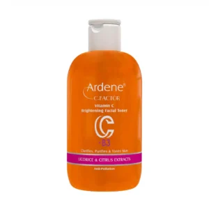 تونیک پاک کننده و شفاف کننده صورت حاوی ویتامین C سی فکتور آردن 250 میلی لیتر