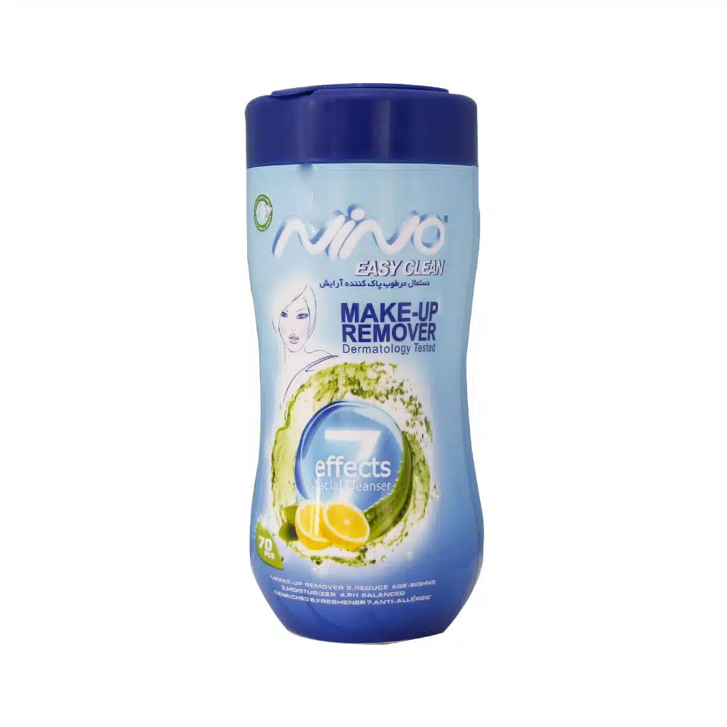 Nino-Make-Up-Remover-Wipes-70-Pcs.jpg.webp دستمال مرطوب پاک کننده آرایش نینو 70 عددی