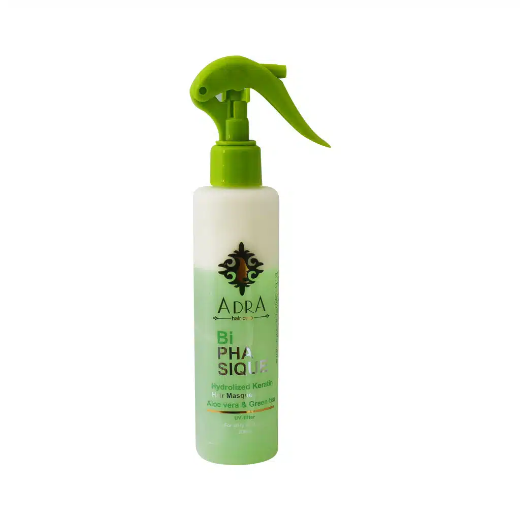 Adra-Bi-Phasique-Keratin-Hair-Masque-With-Aloe-Vera-200-ml.jpg.webp ماسک مو کراتینه دو فاز آدرا حاوی آلوئه ورا 200 میلی لیتر