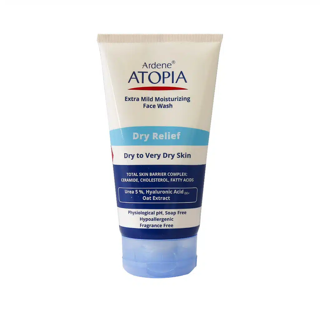 Arden-Atopia-Extra-Mild-Moisturizing-Face-Wash-150-g.jpg.webp لوسیون شوینده و مرطوب کننده بسیار ملایم صورت آتوپیا آردن 150 گرم