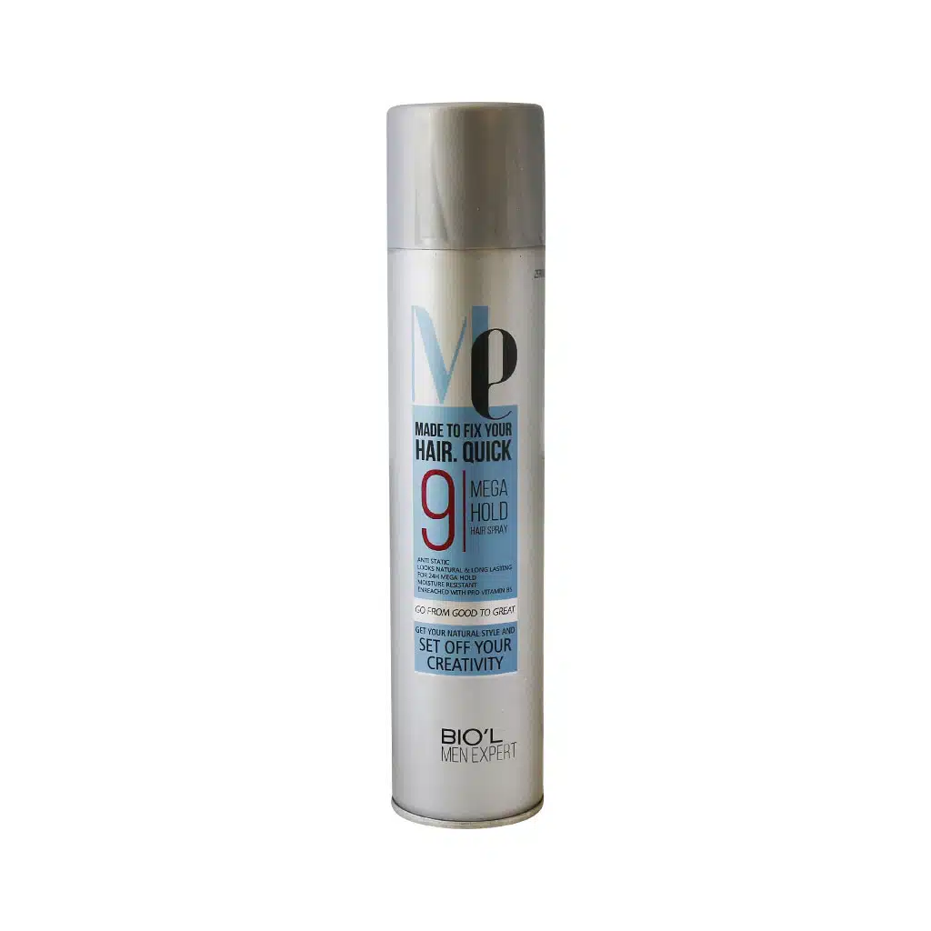 Biol-Mega-Hold-Hair-Spray-300-ml.jpg.webp اسپری موی سر خیلی قوی بیول مدل Mega Hold حجم 250 میلی لیتر