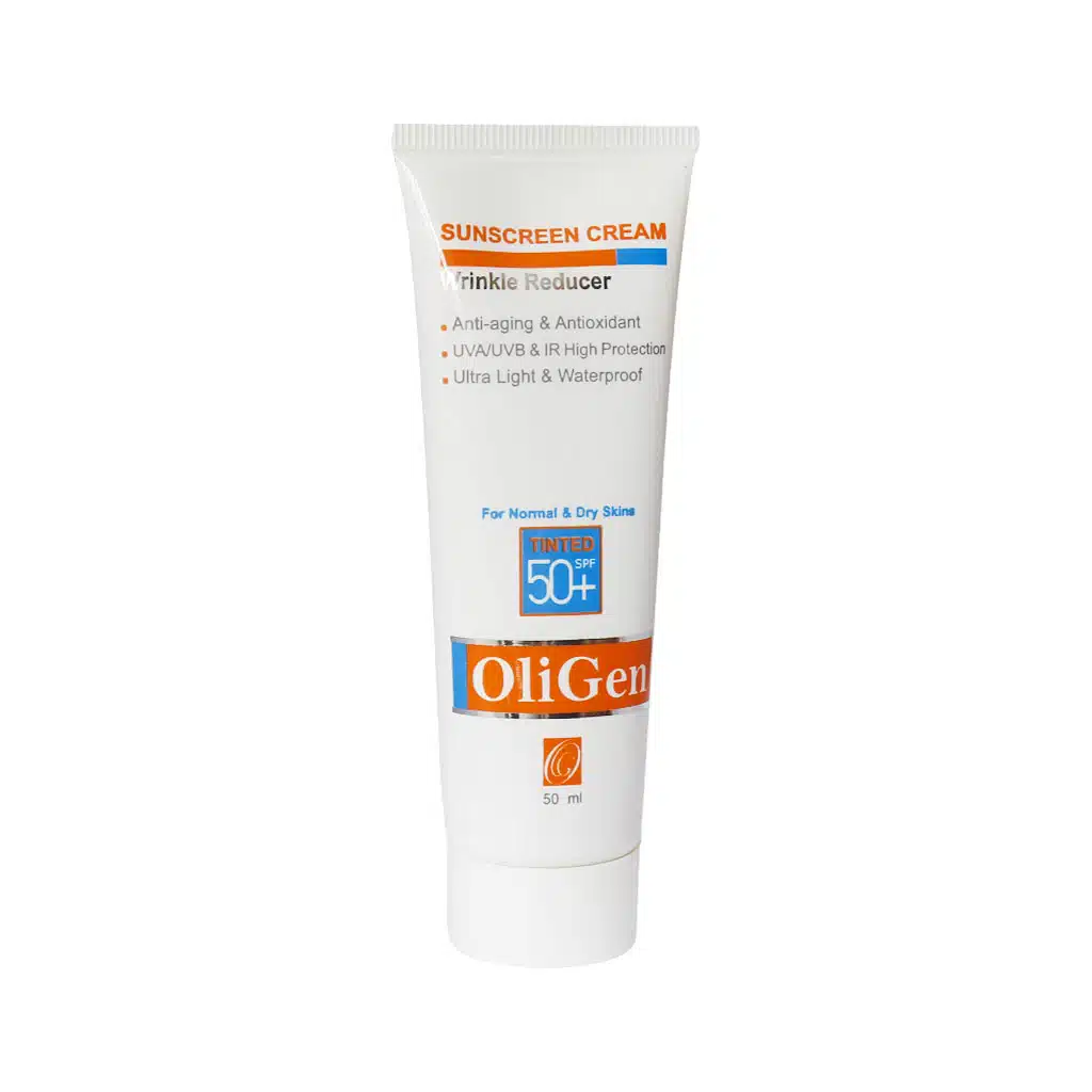 OliGen-Sunscreen-Cream-SPF50-For-Dry-Skins-50-ml.jpg.webp کرم ضد آفتاب SPF50 پوست خشک الی ژن 50 میلی لیتر