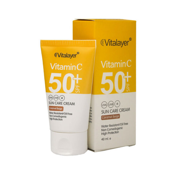 کرم ضد آفتاب SPF50+ حاوی ویتامین C ویتالیر