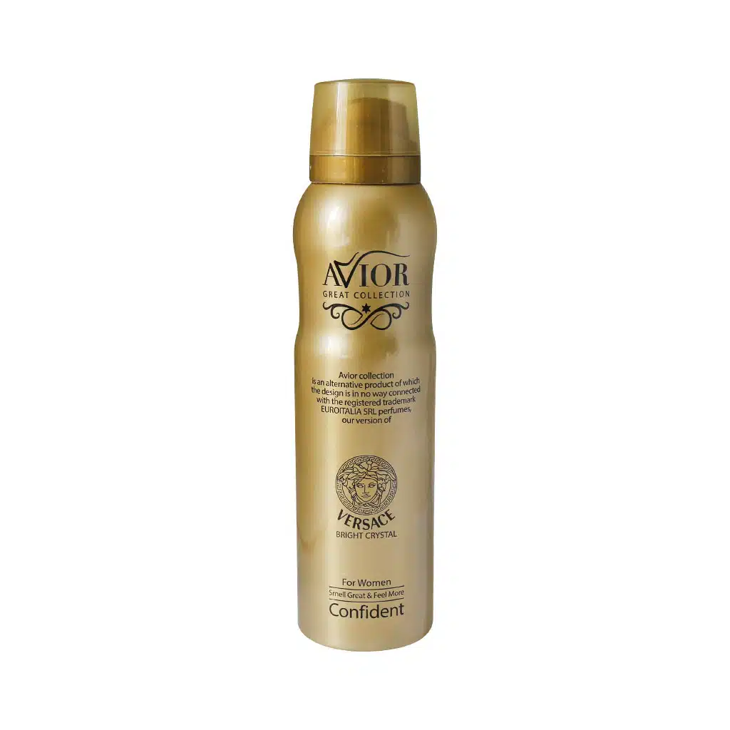 Avior-Versace-Body-Spray-For-Women-150-ml.jpg.webp اسپری خوشبو کننده بدن زنانه اویور مدل Versace حجم 150 میلی لیتر
