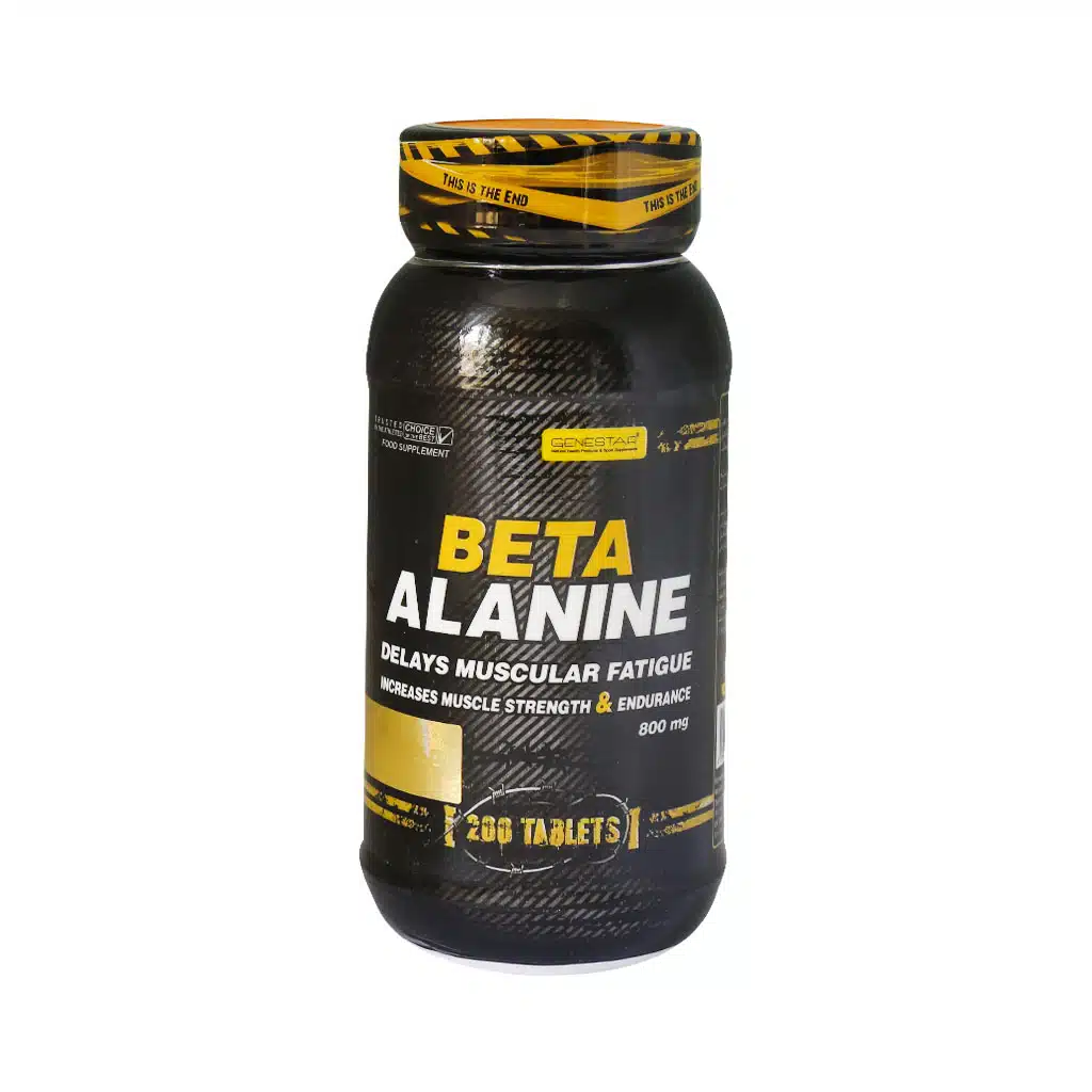 Genestar-Beta-Alanine-200-Tablet.jpg.webp قرص بتا آلانین ژن استار 200 عدد