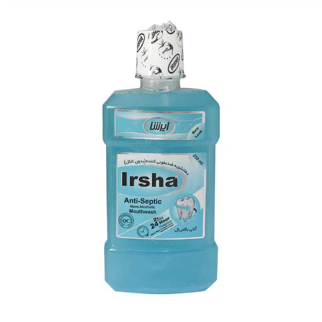 Irsha-Anti-Septic-None-Alcohollic-250-ml.jpg.webp دهانشویه ضد عفونی کننده بدون الکل ایرشا 250 میلی لیتر