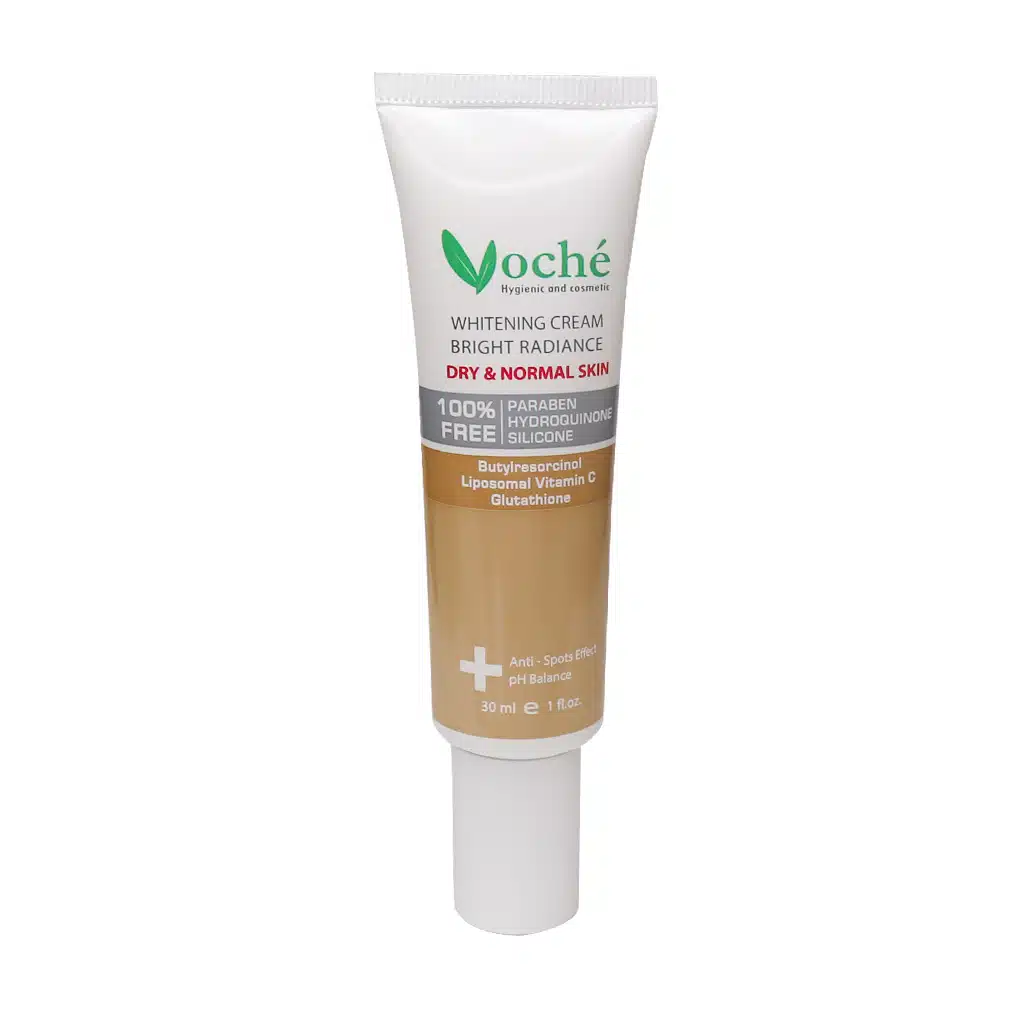 Voche-Whitening-Cream-For-Dry-And-Normal-Skin-30-ml.jpg.webp کرم رفع لک و تیرگی وچه مناسب پوست خشک و معمولی 30 میلی لیتر