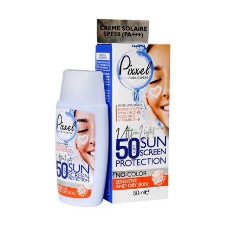 کرم ضد آفتاب SPF50 پیکسل مناسب پوست خشک و حساس - داروخانه آنلاین مثبت سبز