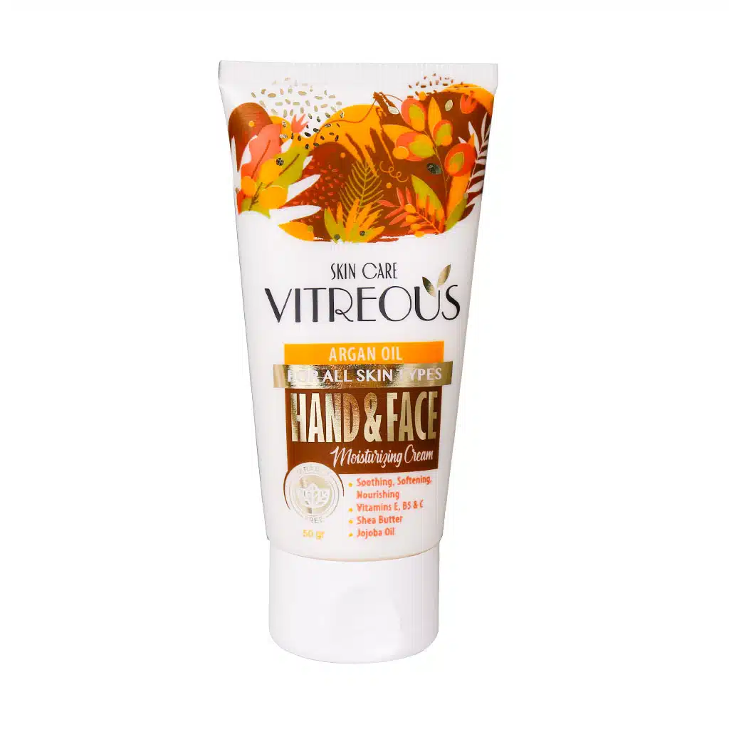 Vitreous-Argan-Oil-Cream-For-All-Skin-Types-50-g.jpg.webp کرم مرطوب کننده تیوبی دست و صورت ویتروس حاوی روغن آرگان 50 گرم