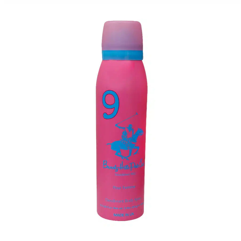 Beverlly-Hills-9-Deoderant-Body-Spray-For-Women-150-ml.jpg.webp اسپری ضد تعریق زنانه شماره 9 بورلی هیلز 150 میلی لیتر