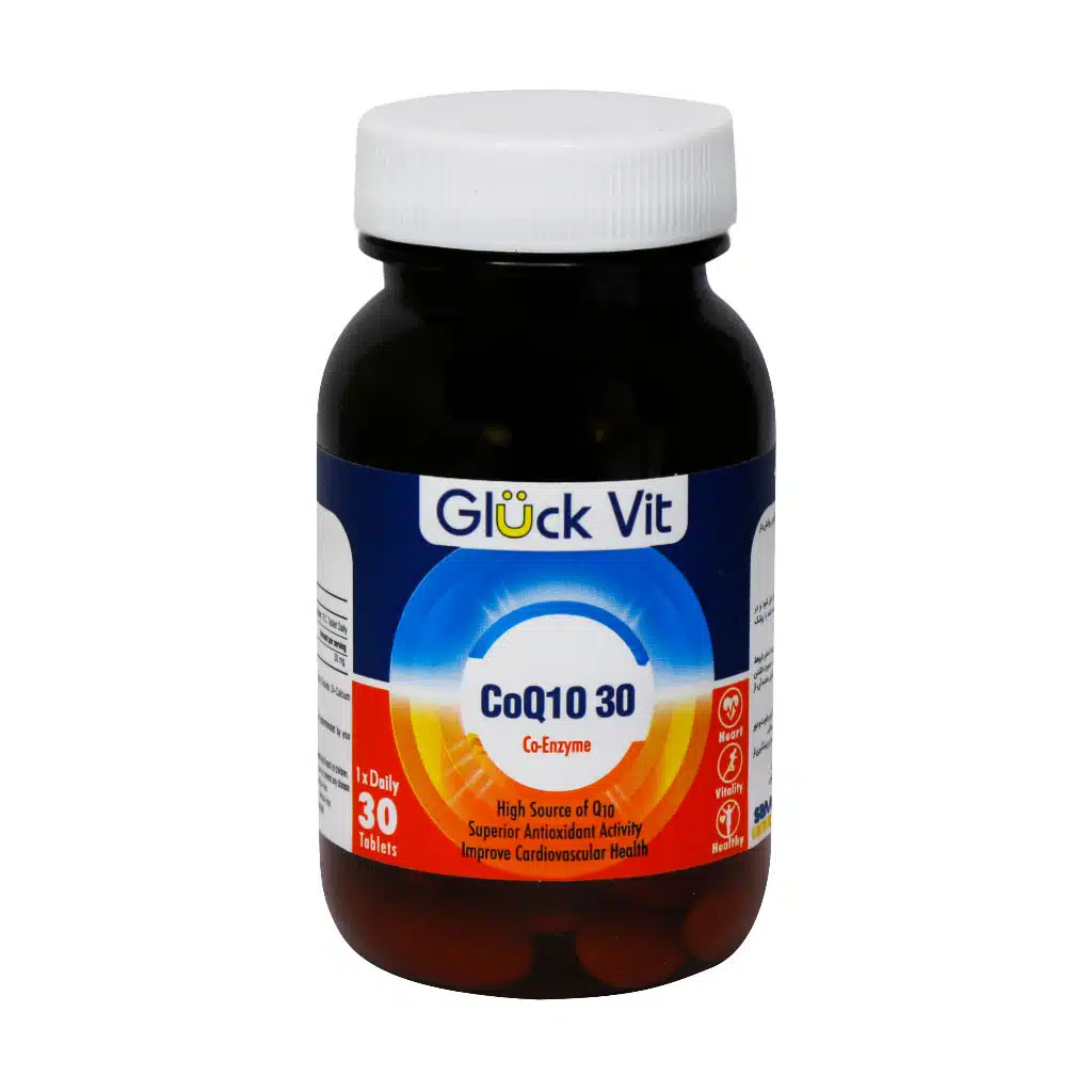 Gluck-Vit-CoQ10-30-Mg-30-F.C-Tablet.jpg.webp قرص کوکیوتن 30 گلوک ویت