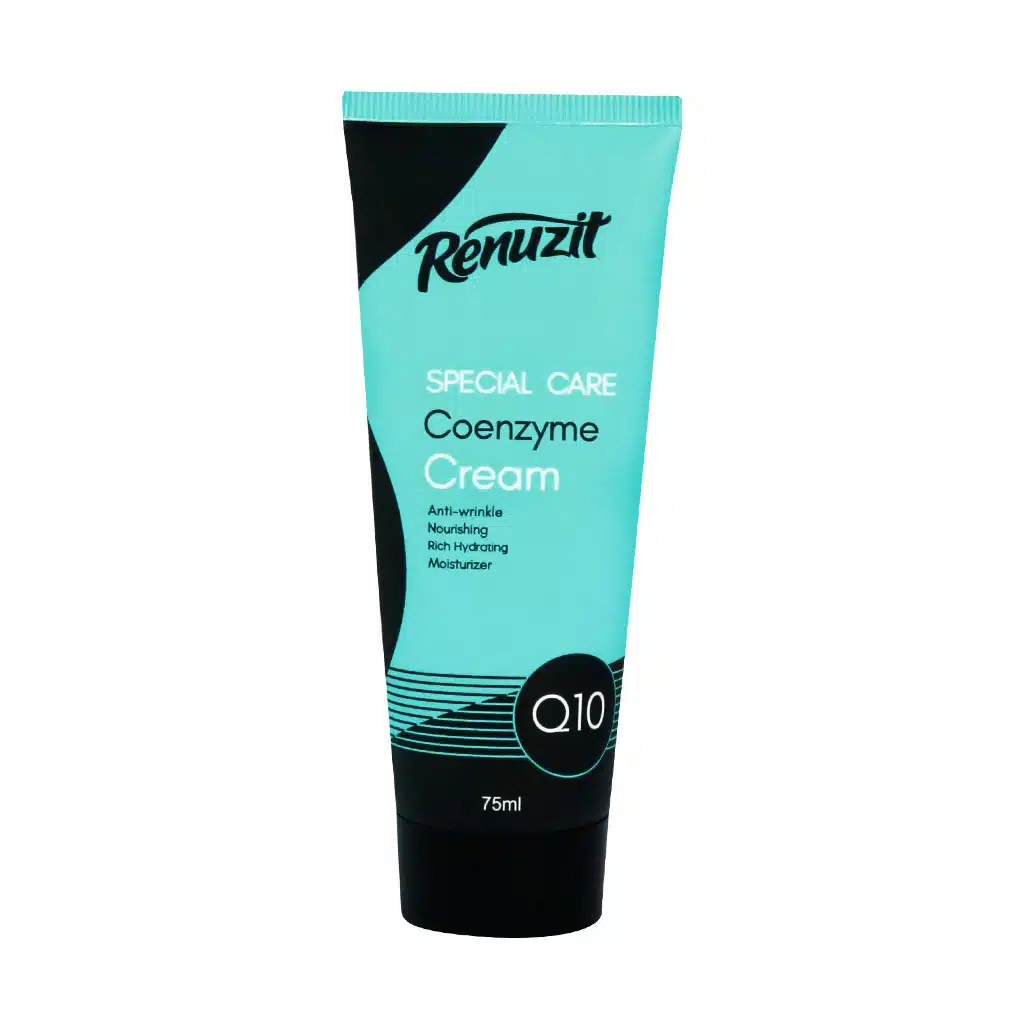 Renuzit-Special-Care-Moisturizer-and-Softener-Coezyme-Cream.jpg.webp کرم تیوپی مرطوب کننده و نرم کننده کوآنزیم Q10 رینوزیت 75 میلی لیتر