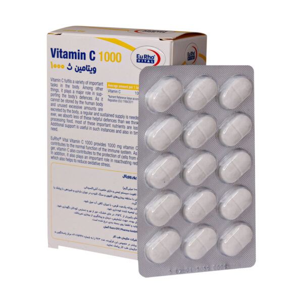 قرص ویتامین c 1000 میلی گرم یورو ویتال
