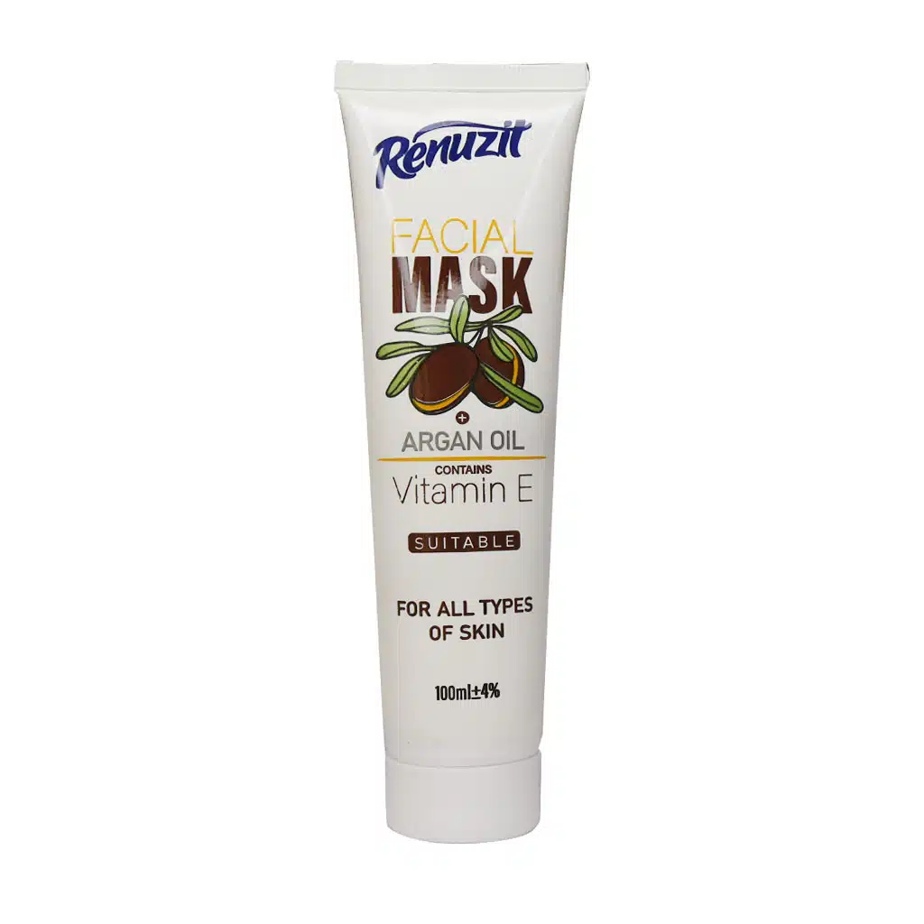 Renuzit-Facial-Argan-Oil-Mask-100-ml.jpg.webp ماسک صورت حاوی روغن آرگان رینوزیت 100 میلی لیتر