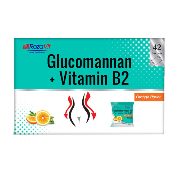 پودر گلوکومانان و ویتامین B2 رزاویت