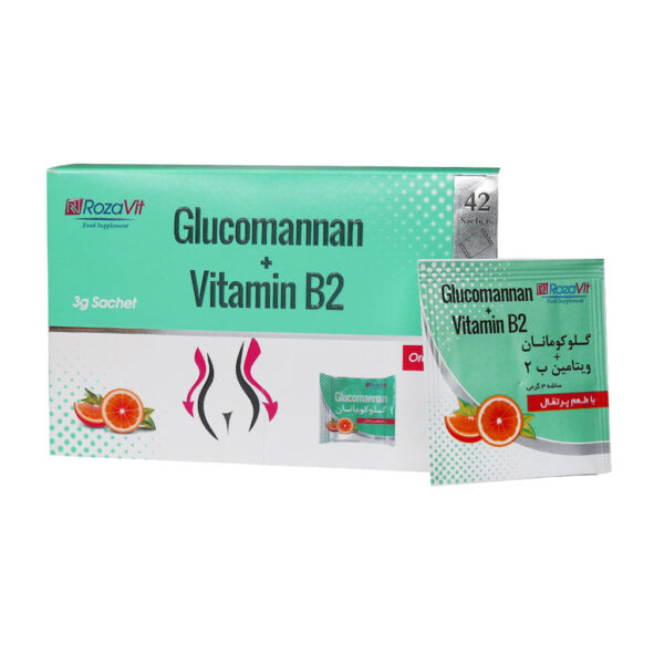 پودر گلوکومانان و ویتامین B2 رزاویت
