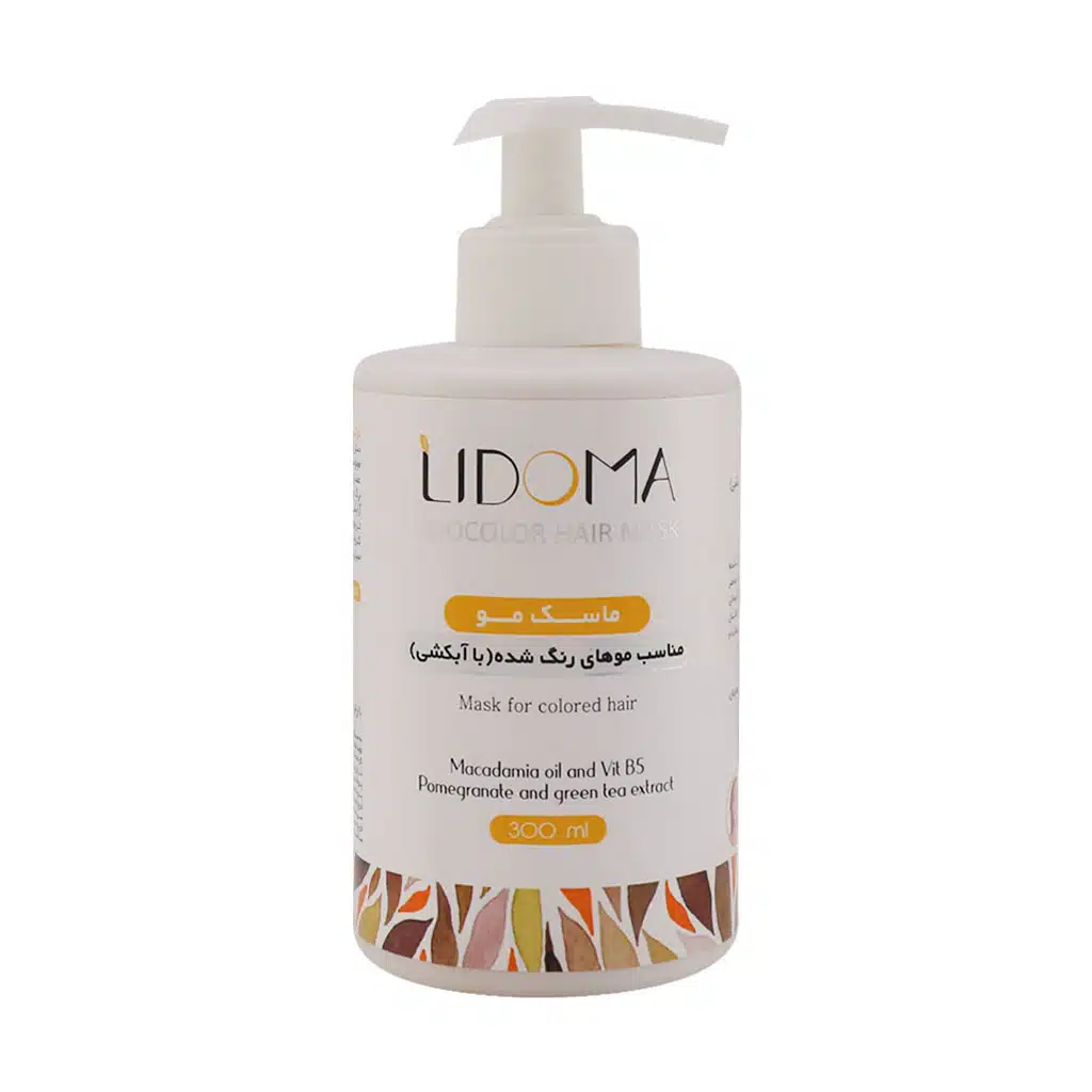 Lidoma-Lidocolor-Hair-Mask-For-Colored-Hair-300-ml-1.jpg.webp ماسک مو لیدوکالر لیدوما مناسب موهای رنگ شده 300 میلی لیتر