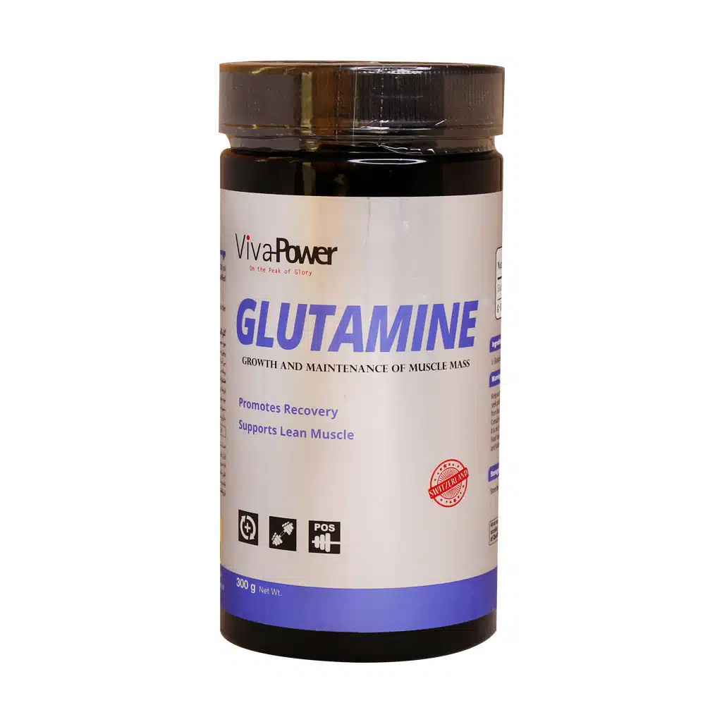 Viva-Power-Glutamine-powder.jpg.webp پودر گلوتامین ویوا پاور 300 گرم