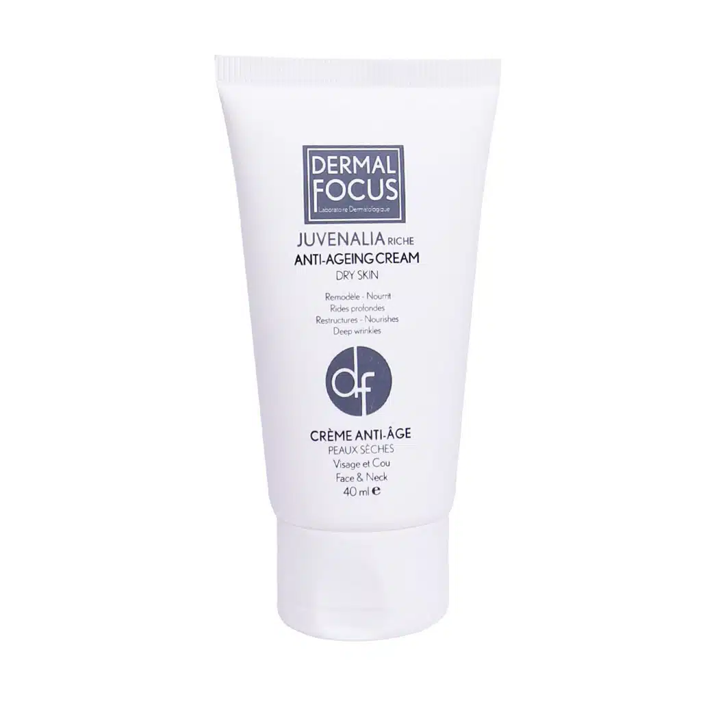 Dermal-Focus-Juvenalia-Riche-Anti-Ageing-Cream-for-Dry-Skin-40-ml.jpg.webp کرم ضد چروک ژوونالیا ریچ درمال فوکوس مناسب پوست خشک 40 میلی لیتر