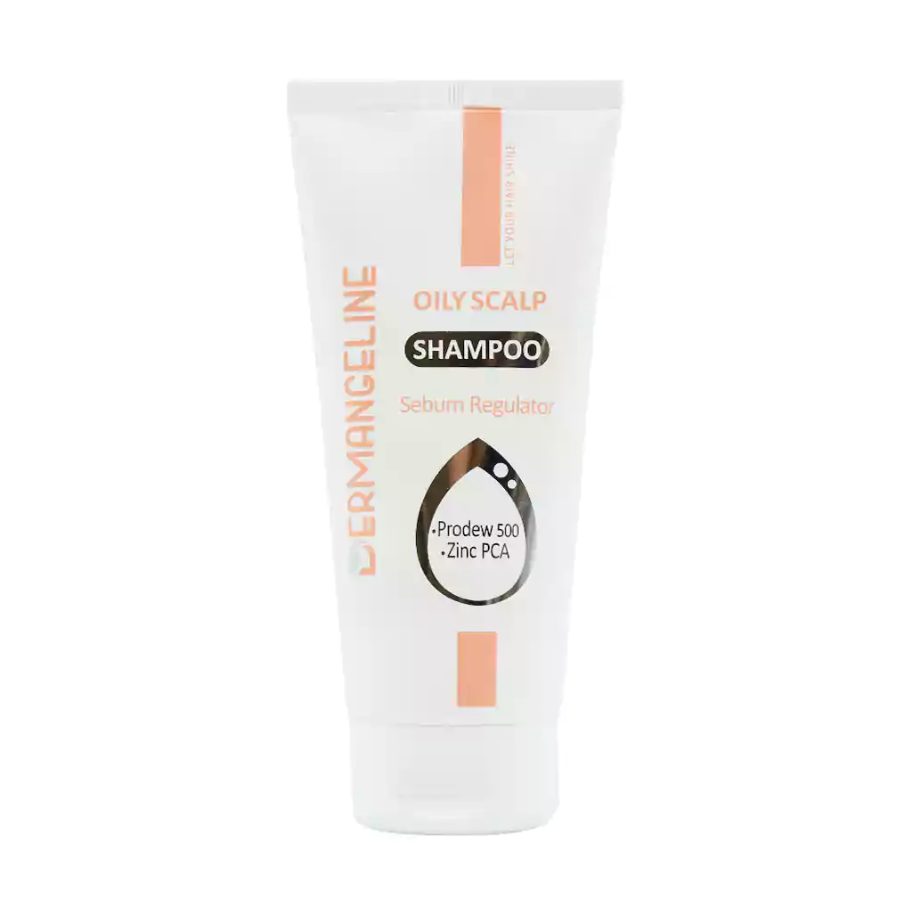 Dermangeline Dry Hair And Oily Scalp Shampoo 200 ml قیمت شامپو مناسب موی خشک و کف سر چرب درم انجلین